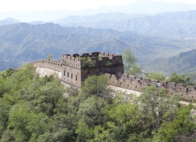 A watchtower on the Great Wall.