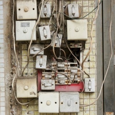 A foreign fuse box.