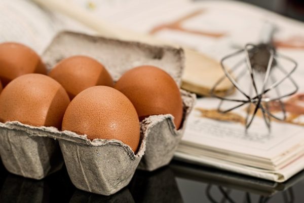 Eggs and Cooking Supplies