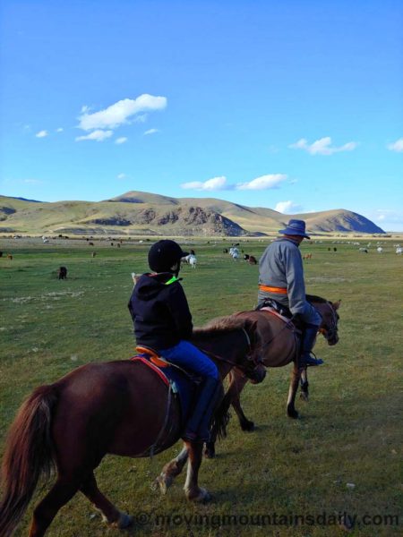 Riders on the Mongolian Steppe