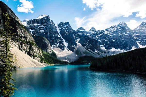 Lateral Moraines at Moraine Lake.