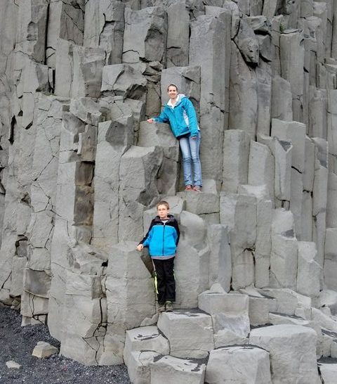 Basalt Columns in Iceland