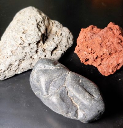 Three types of Igneous Rocks
