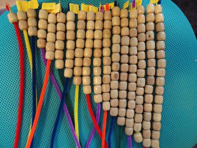 Bead Strings for Counting