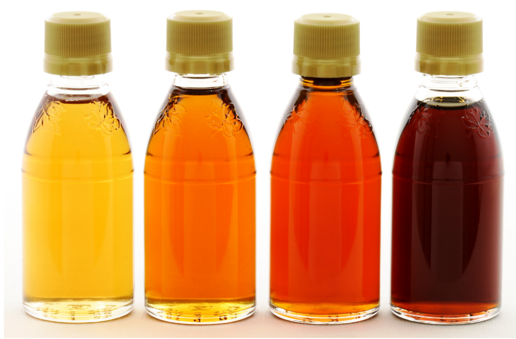 Different Grades of Maple Syrup